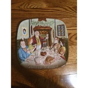 Royal Doulton Beswick CHRISTMAS IN ENGLAND Collector Plate First Edition 1972